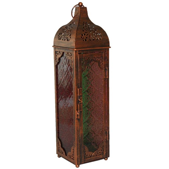 Orient Windlicht mieten Kupfer H 40 cm