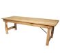 Kids Holztisch mieten 201 x 70 cm