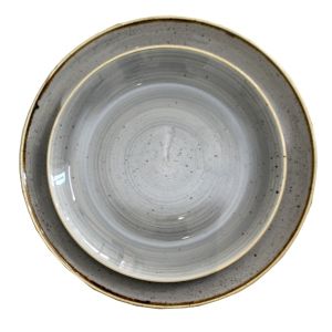 2 teiliges Tellerset mieten - Stonecast Grau