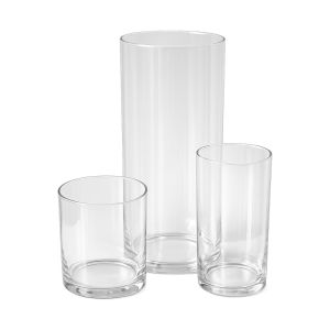 3 teiliges Zylindervasen Set mieten