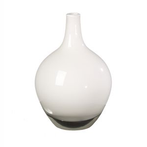 Vase Swing Weiß D12,5 cm
