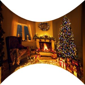 Motivbanner Weihnachtsstube mieten