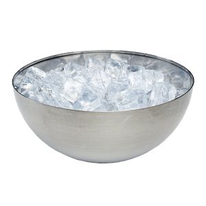 Dekoschale mieten Ø25 cm inkl. Kunsteiswürfel und Licht