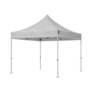 Faltpavillon mieten B 400 x T 400 cm Grau