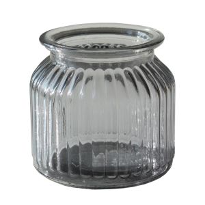 Glasrillen Vase mieten H10 x Ø10 cm