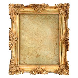 Gold Rahmen mieten 75 x 46 cm