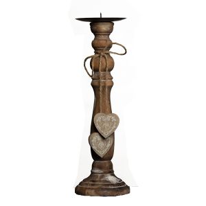 Holz Kerzenständer mieten H 35 cm