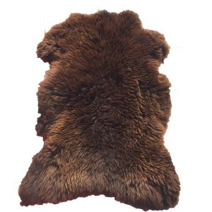 120 x 50 cm - Lammfell mieten Braun 