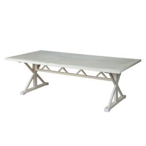 Mayflower Holztisch mieten Whitewash 245 x 120 cm