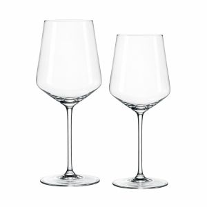 Rot & Weiß Style Glasset mieten