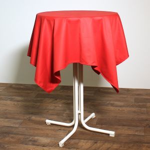 Rotes Tischtuch Mieten 130 x 130 cm