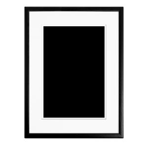 Schwarz-Weiß Rahmen mieten 251 x 153 cm 