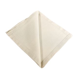 Serviette Stoff Silber B50 x T50 cm