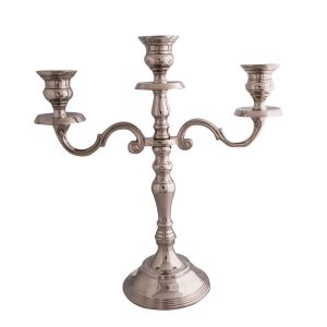 H 25 cm - Silber Leuchter mieten 3armig H 25 cm