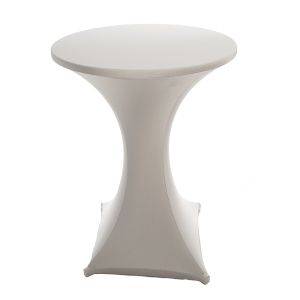 Stehtisch mit Husse mieten D80 cm