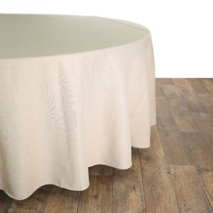 Tischtuch Beige D300 cm