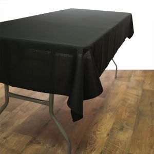 Tischtuch Schwarz B220 x T130 cm