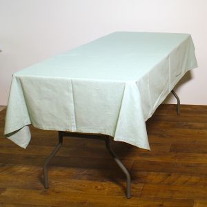 Tischtuch Verleih - Leinen in Mint-Gruen 230 x 130 cm