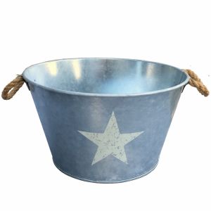 Zinkkübel mieten D 39 x H 23 cm