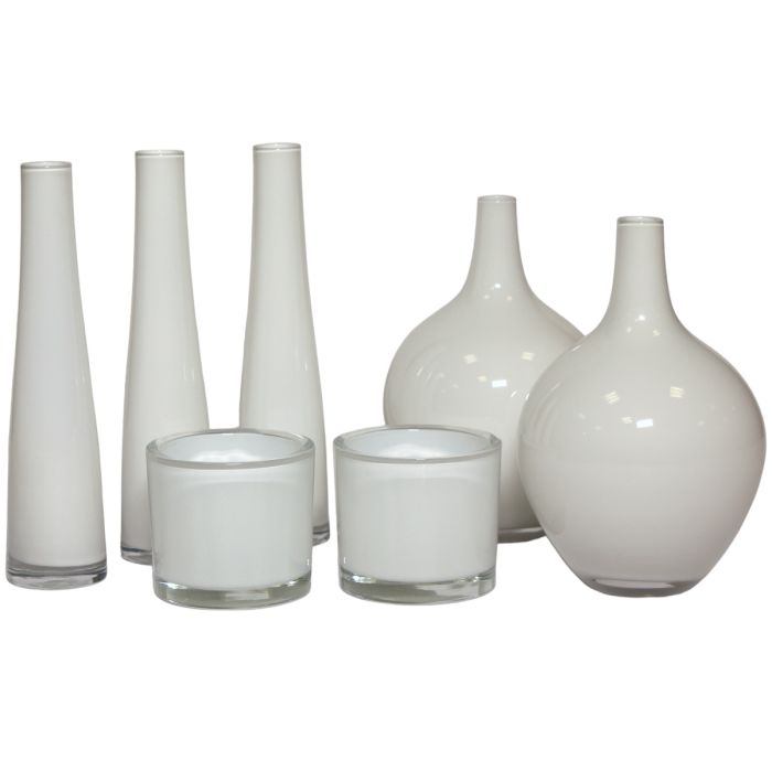 White Christmas Centerpiece Set mieten
