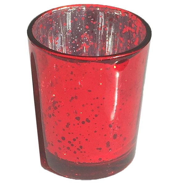 Teelichterhalter Mercury Rot H6,8 cm