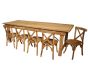 X-Back Chair Kids - Kinder Holztisch mieten