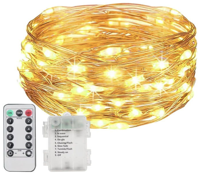 Lichterkette Indoor 2,5 m Silberdraht