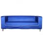Sofa 3 Sitzer Blau