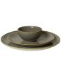 3 teiliges Tellerset mieten - Stonecast Grau