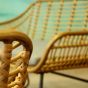 Materialmix aus Polyrattan und Aluminium - Bali Sessel mieten