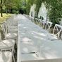 Besteckset Monterey - Banketttisch mieten 183 x 80 cm