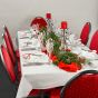 Glasset Toskana - Banketttisch mieten 183 x 80 cm