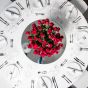 Arrangement Rosenrot - Cäsar Mirror Centerpiece Set mieten