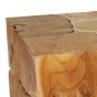 Cube Beistelltisch mieten aus Suar Wood