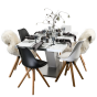 Glasset Provence - Designertisch mieten