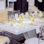 Platzteller Kristall - Designertisch mieten