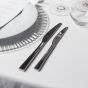 Kristall Platzteller - Dinner Duo Monterey Besteckset mieten