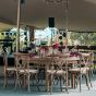 X-Back Chair - Farmer Holztisch mieten D 167 cm
