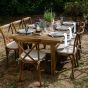 Weinglas Provence - Farmer Holztisch mieten