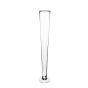 Flöte Vase mieten H60 cm Klar