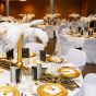 Platzteller in Gold - Gatsby Party Accessoireset mieten