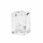 schlichten Kerzenhalter mieten Glas H 6 cm