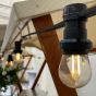 LED Leuchtmittel - 10m Lichterkette mieten - erweiterbar 