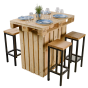 Stonecast Geschirrset - Loft Barhocker mieten