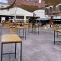 Einsatzmöglichkeit auf dem Marktplatz - Loft Stehtisch mieten