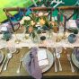 Weinglas Provence - Makramee Centerpiece Set mieten