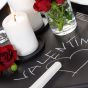 Kerzenuntersetzer in Schwarz - My Valentine Centerpiece Set mieten