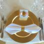 Gladdis Tischtuch - Platzteller mieten - Kunststoff Gold