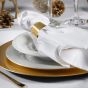 Savoy Tellerset - Platzteller mieten - Kunststoff Gold