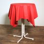 Rotes Tischtuch Mieten 130 x 130 cm